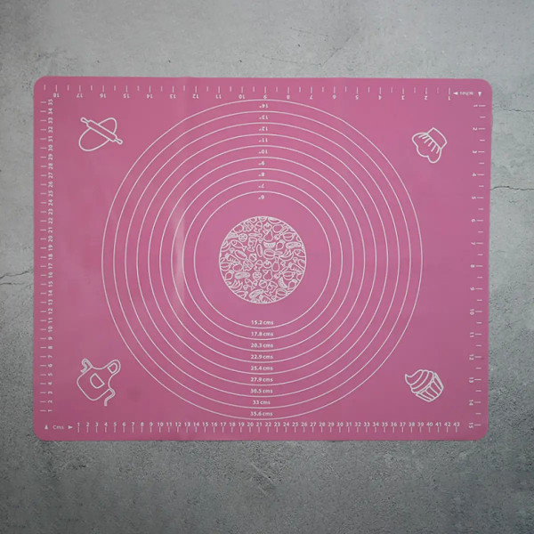 Килимок силіконовий для випічки Gusto GT-4565-1 pink 45х65 см рожевий