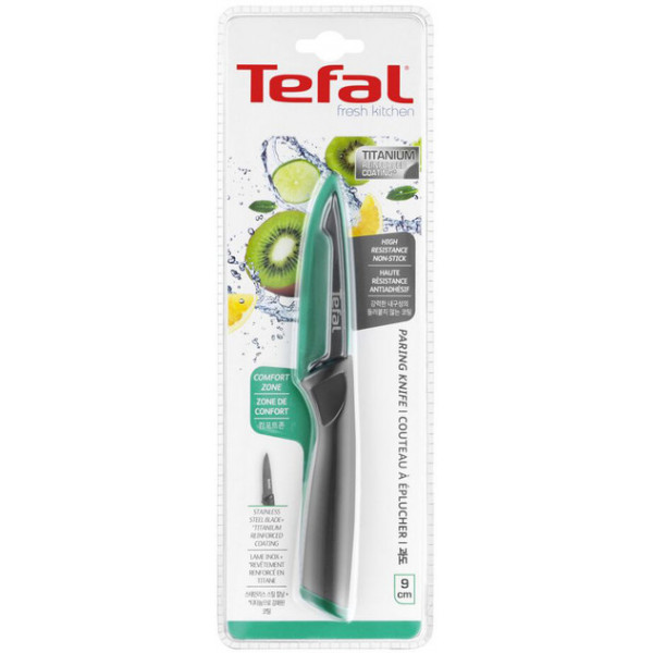 Ніж для овочів з чохлом Tefal Fresh Kitchen K1220604 9 см