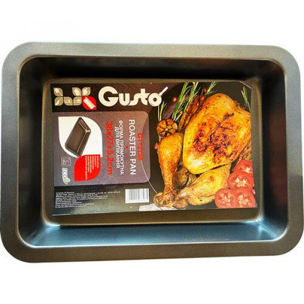 Форма для запікання прямокутна Gusto GT-3138 38х27х5,2 см
