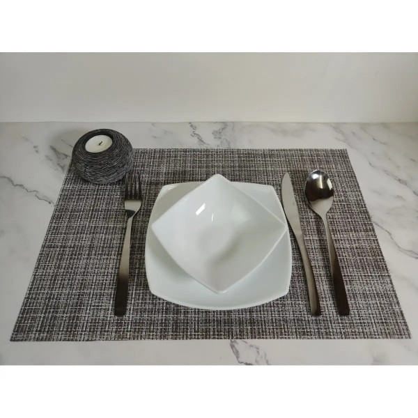 Килимок для сервірування столу Versailles Симфонія VS-PM3045-25 45х30 см сірий