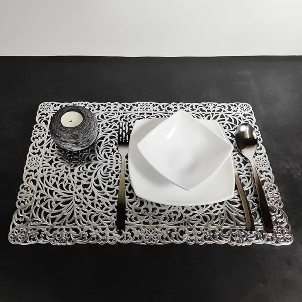 Набір килимків для сервірування столу Versailles Мереживо VS-PM3045-51 45х30 см 4 шт