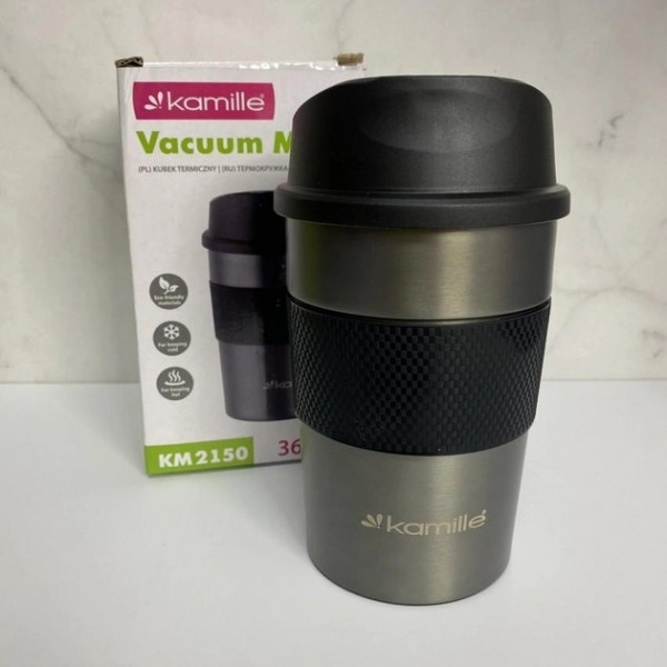 Термокухоль Kamille KM-2150 360 мл графіт