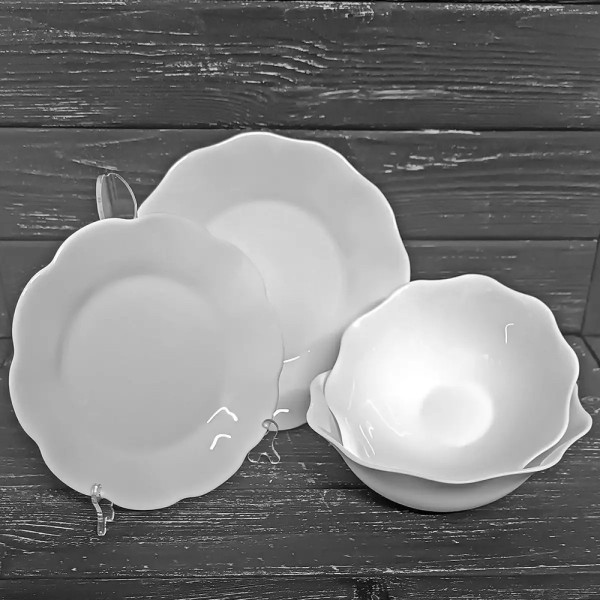 Тарілка десертна Vittora Blanco Prima V-175PR 17.5 см біла