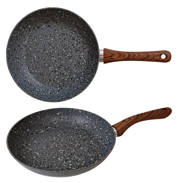 Сковорода універсальна Gusto GRANITE GT-2109-20 20 см сіра