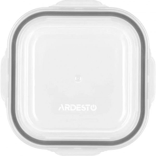 Контейнер харчовий з кришкою квадратна Ardesto Gemini AR1250BSQ 500 мл