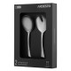 Набір для салату Ardesto Black Mars AR0702SS 18.5 см 2 предмети сріблястий