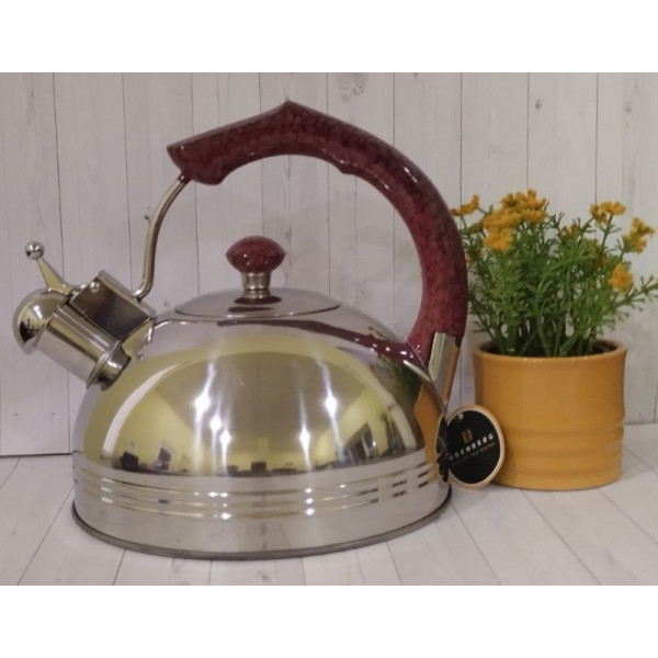Чайник із свистком Edenberg EB-3556-red 2.5 л червоний