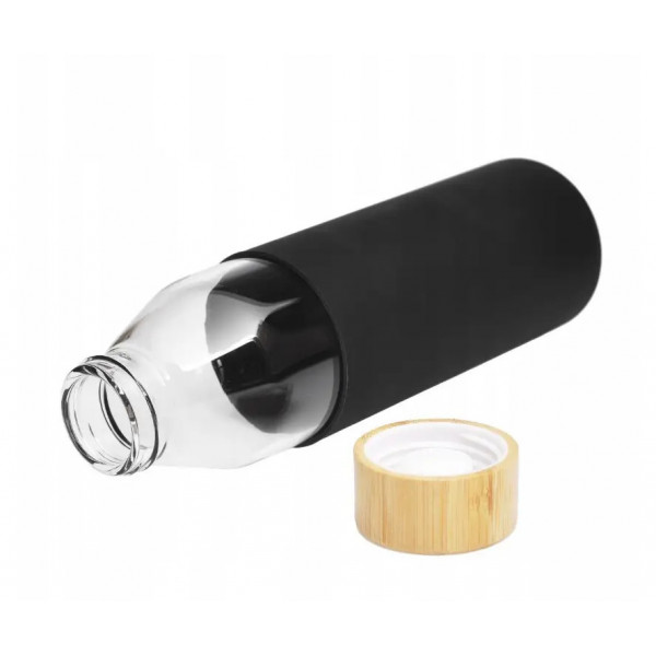 Пляшка для води Kamille KM9022 Black 500 мл чорна