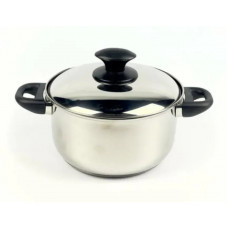 Каструля з кришкою Best Seller 002E 4.4 л 22х11.5 см срібляста