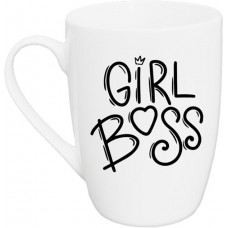 Кружка Kvarta Girl Boss KV-D-1799 360 мл белая