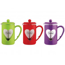 Френч-прес 0,6 л СON BRIO СB-5660-red