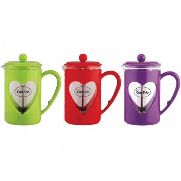 Френч-прес 0,6 л СON BRIO СB-5660-red