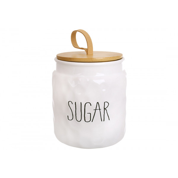 Банка для зберігання BonaDi Sugar 304-042 1 л біла