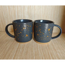 Кружка Ardesto Alda 2 AR3497 365 мл сіра