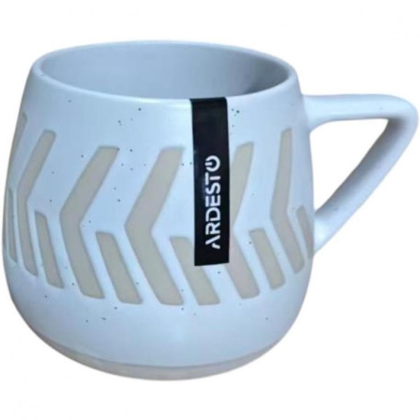 Кружка Ardesto Auro 1 AR3032 440 мл біла