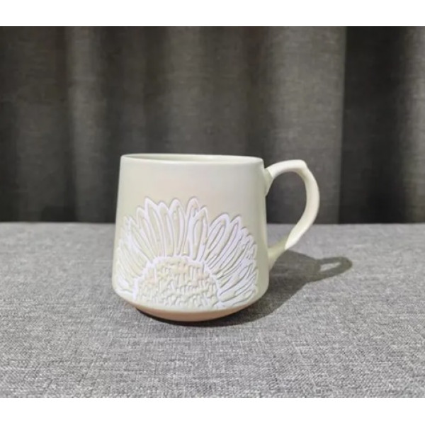 Кружка Ardesto Ilda AR3037 500 мл бежева