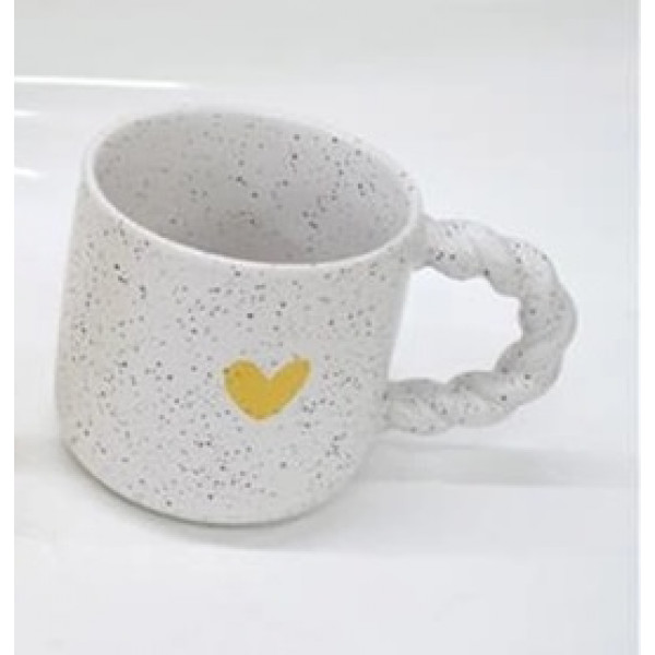 Кружка Ardesto My heart AR3082G 300 мл світло-сіра