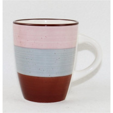 Кружка Ardesto Salerno AR1136SP 360 мл блакитна з рожевим