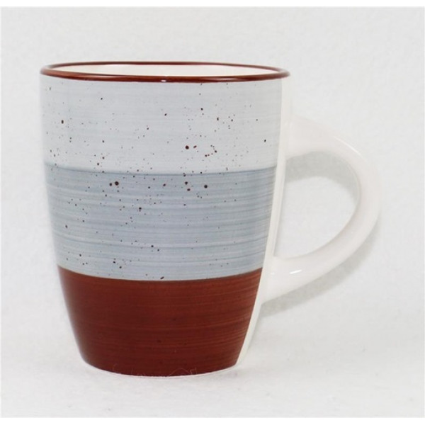 Кружка Ardesto Salerno AR1236SG 360 мл блакитна з сірим