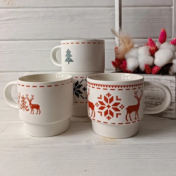 Кружка Vittora Новогодние мотивы VT-C-336395 395 мл