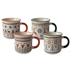 Кружка Vittora Новогодние узоры VT-C-339355 355 мл
