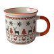 Кружка Vittora Новогодние узоры VT-C-339355 355 мл