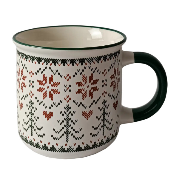 Кружка Vittora Новогодние узоры VT-C-339355 355 мл