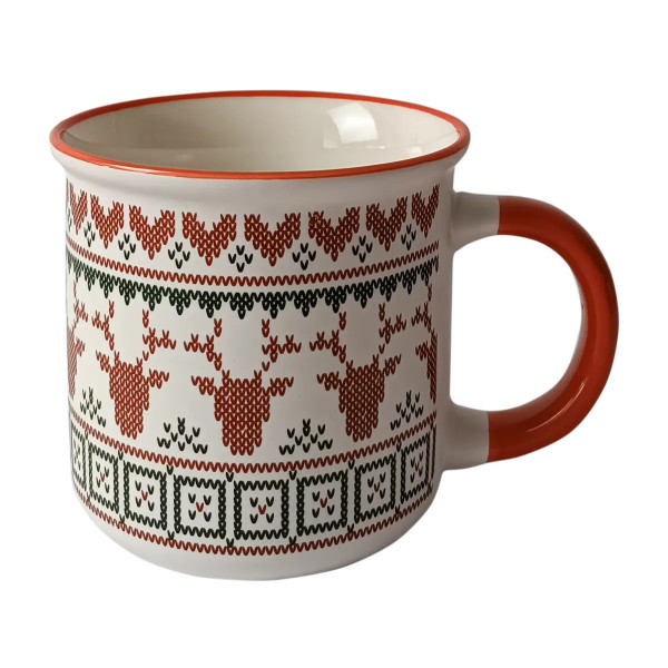Кружка Vittora Новогодние узоры VT-C-339355 355 мл