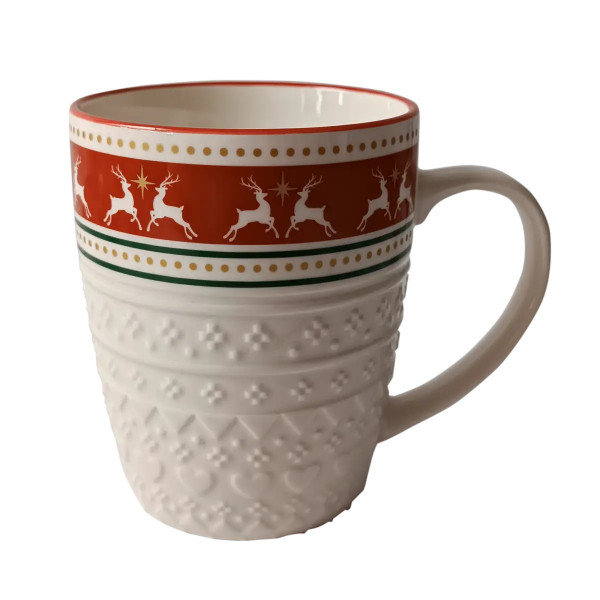 Кружка Vittora Снежная мозаика VT-C-341380 380 мл