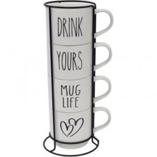 Набір кружок на підставці Ardesto AR3095S 320 мл 5 предметів