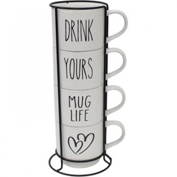 Набір кружок на підставці Ardesto AR3095S 320 мл 5 предметів