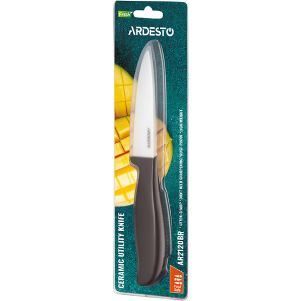Ніж універсальний Ardesto Fresh AR2120BR 9.7 см коричневий Ніж універсальний Ardesto Fresh AR2120BR 9.7 см коричневий