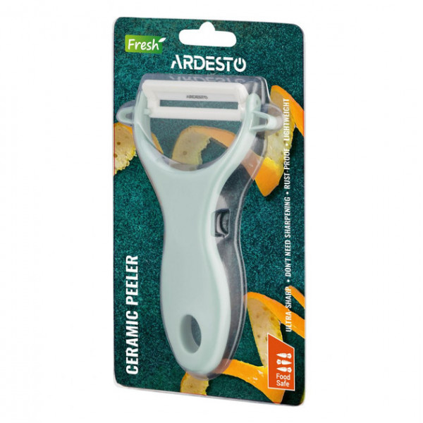 Овочечистка Ardesto Fresh AR2101GE 13.5 см світло-зелена