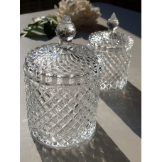 Цукерниця OLens Діамант 730 102-006 600 мл прозора