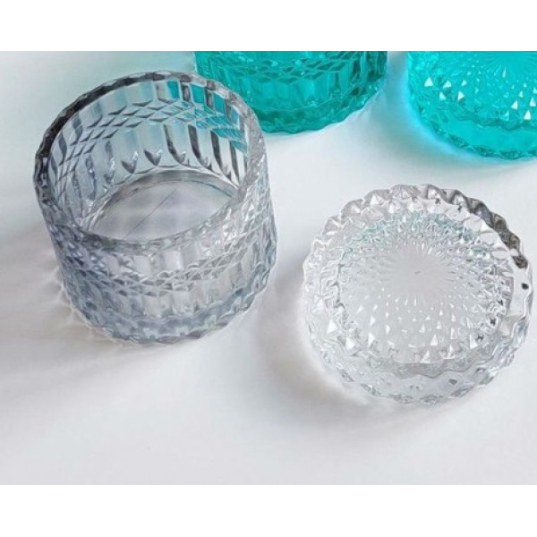 Цукерниця OLens Срібне задзеркалля 101-094 9х8.5 см сіра