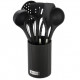 Набір кухонного приладдя Magio MG-1128 8 предметів чорний