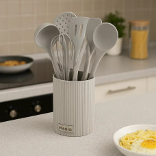 Набір кухонного приладдя Magio MG-1129 8 предметів сірий