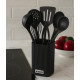 Набір кухонного приладдя Magio MG-1130 8 предметів чорний
