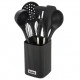 Набір кухонного приладдя Magio MG-1130 8 предметів чорний