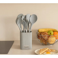 Набір кухонного приладдя Magio MG-1131 8 предметів сірий