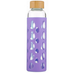 Пляшка для води Kamille KM-9023-violet 500 мл фіолетова