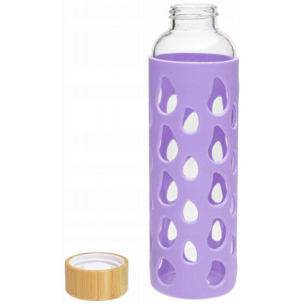 Пляшка для води Kamille KM-9023-violet 500 мл фіолетова