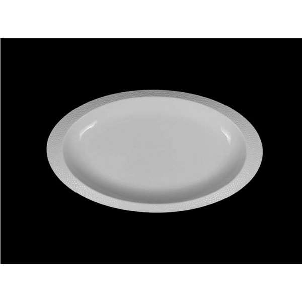 Блюдо Ardesto Ancona AR3556 27.2х15.7х2.5 см біле