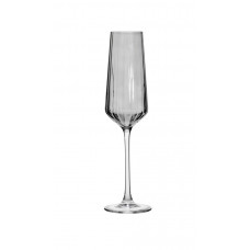 Набір келихів для шампанського Ardesto Black Mars Alcor AR2627GF 270 мл 2 шт сірий