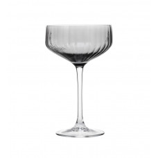 Набір келихів для шампанського Ardesto Black Mars Alcor AR2633GF 330 мл 2 шт сірий