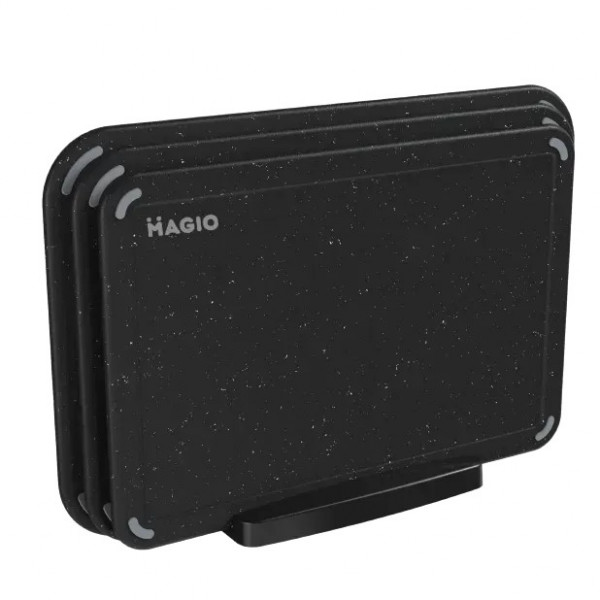 Набір обробних дощок Magio MG-1133 4 предметів чорний