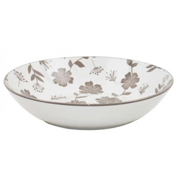 Тарілка супова Ardesto Ravenna AR1320R 20 см бежева