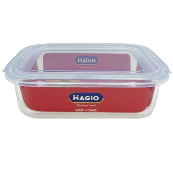 Контейнер харчовий з кришкою Magio MG-1260 600 мл 18х13.7х6.3 см