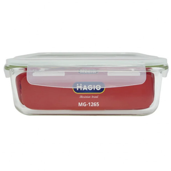 Контейнер харчовий з кришкою Magio MG-1265 1500 мл 22.9х17.5х7.7 см