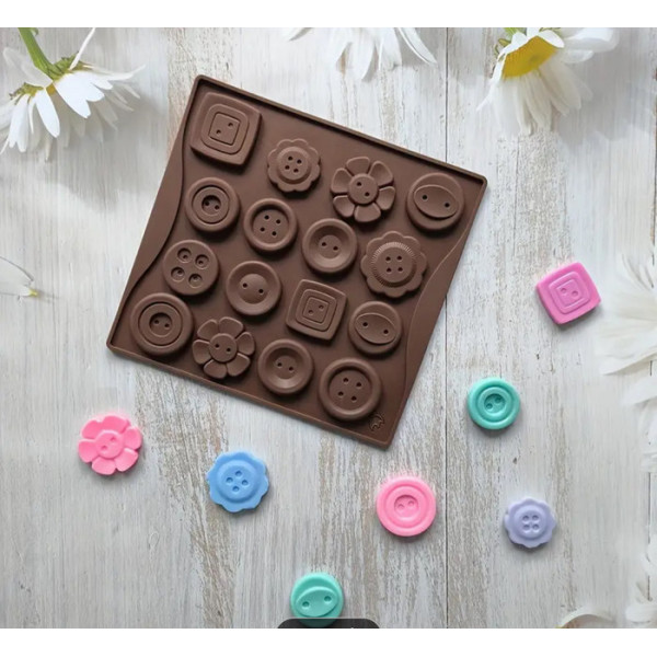 Молд силіконовий Empire Гудзички EM-7456 16х17 см